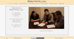 Desktop Screenshot of blakefamilylaw.ca